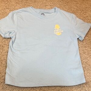 Pacific Sunwear Sky Blue Kids Tee with Yellow Logo